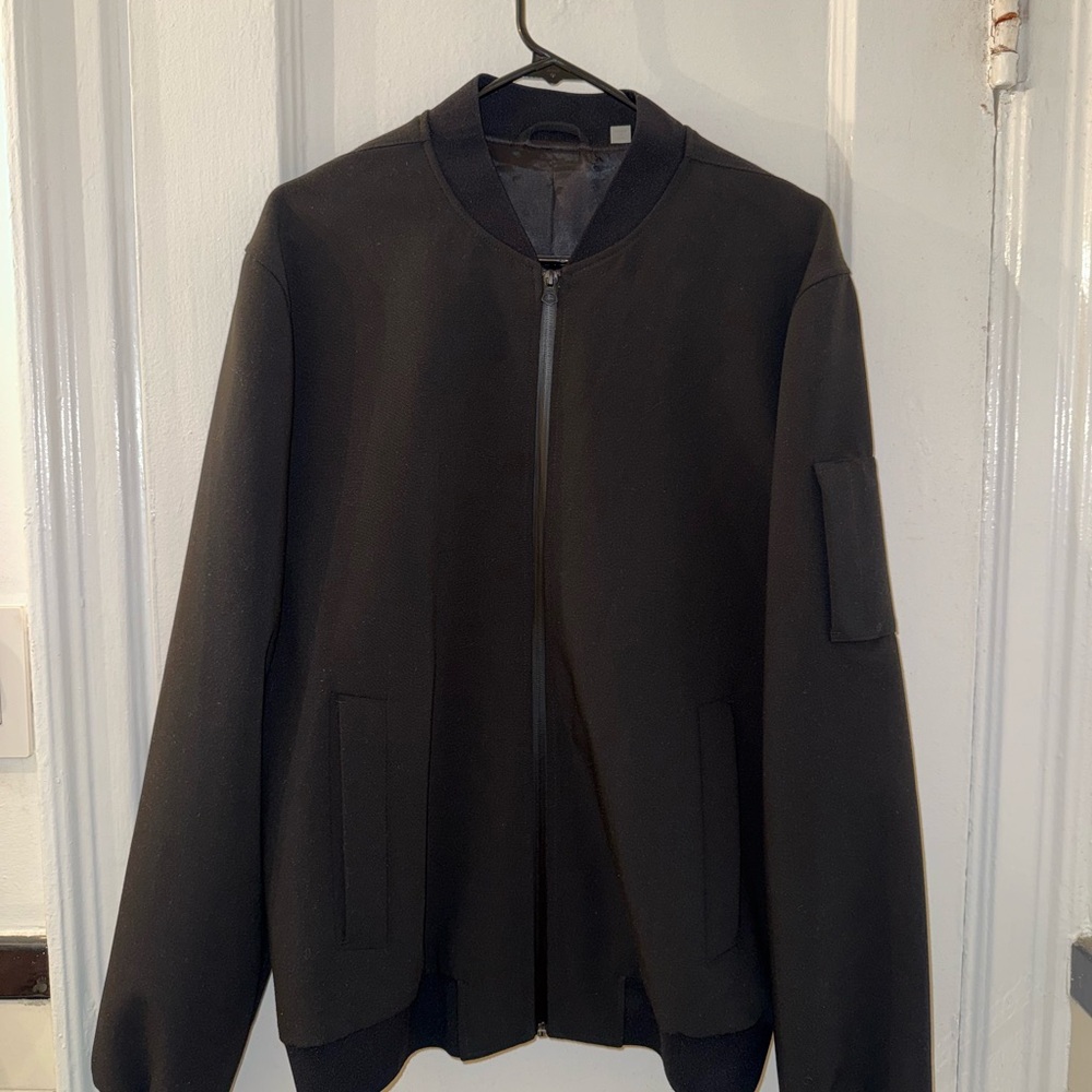 Men's Black Bomber Jacket